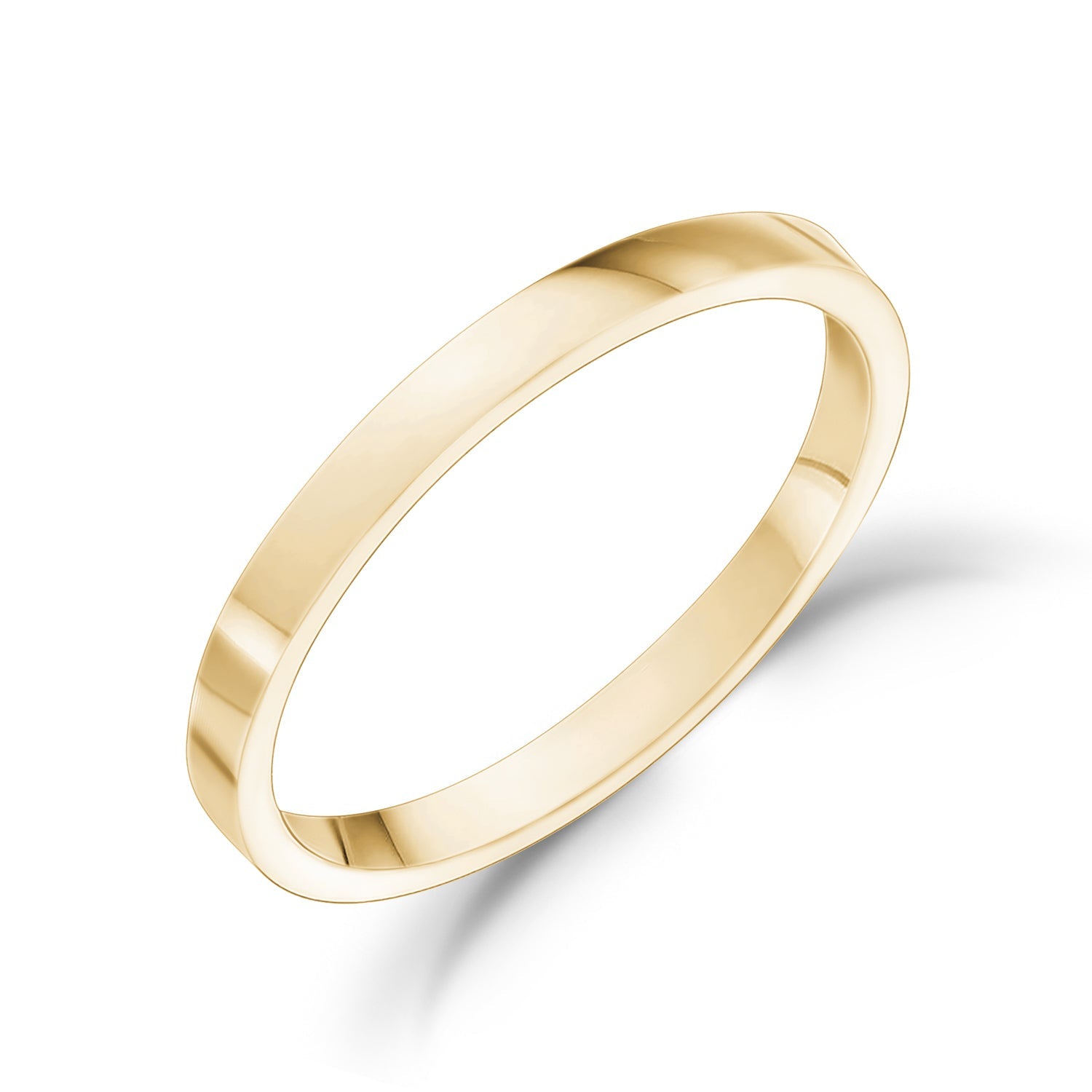 2mm Flat Wedding Band