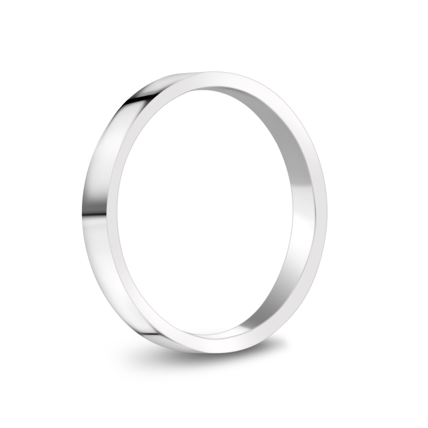 3mm Flat Wedding Band