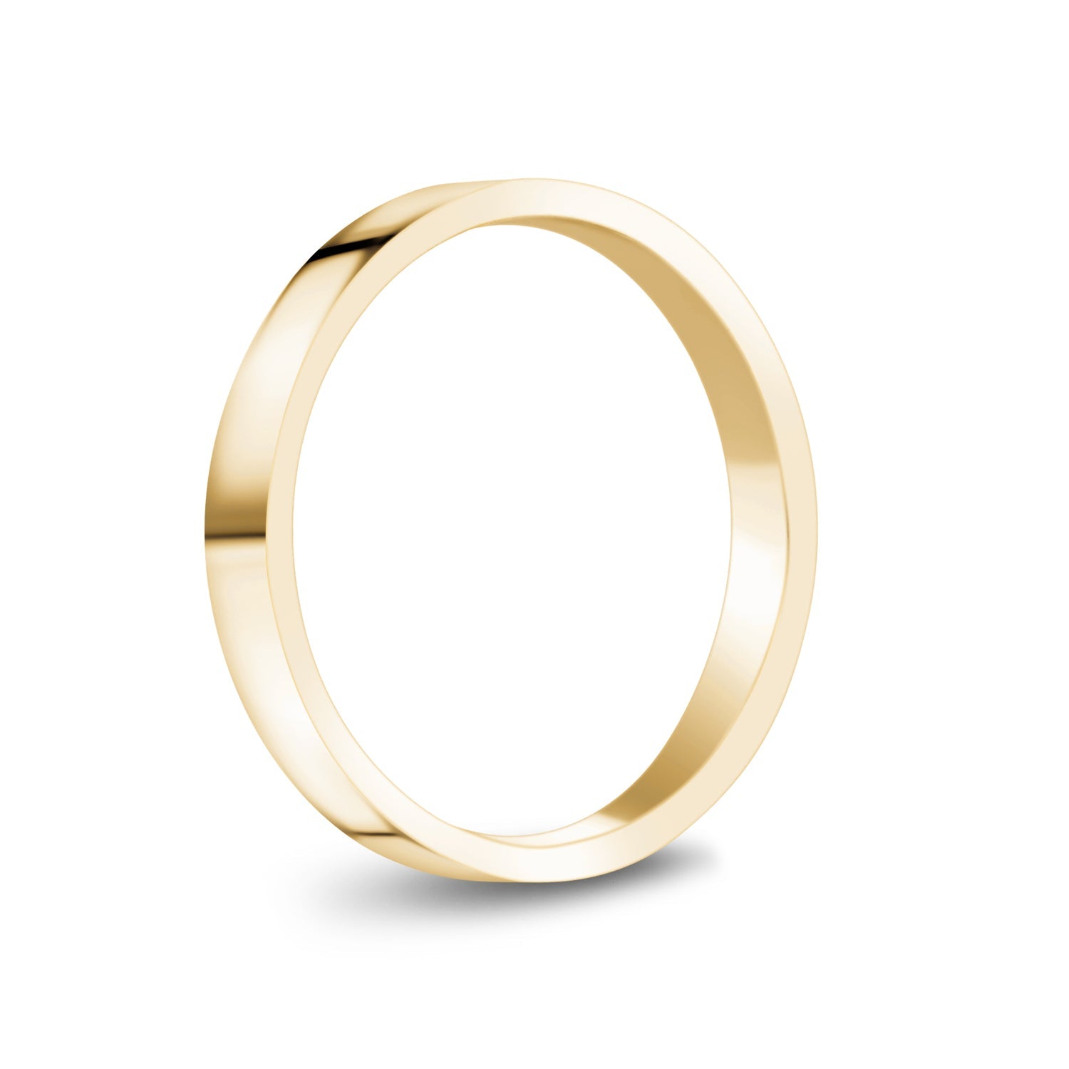 3mm Flat Wedding Band