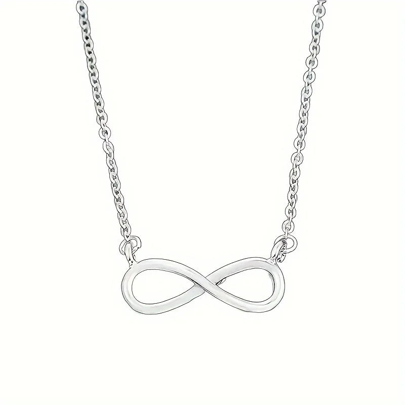 Stainless Steel Infinity Symbol Pendant Necklace