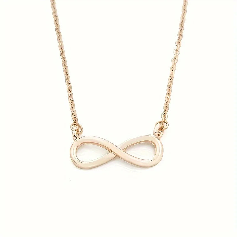Stainless Steel Infinity Symbol Pendant Necklace