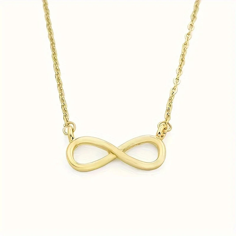 Stainless Steel Infinity Symbol Pendant Necklace