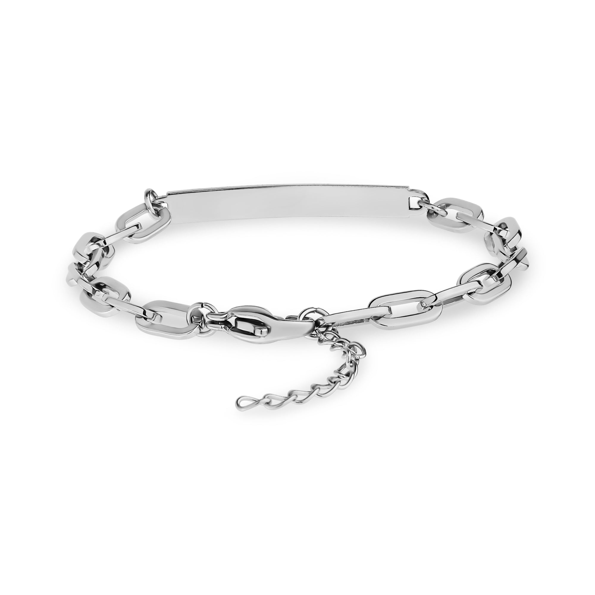 Minimal Paper Clip ID Bracelet